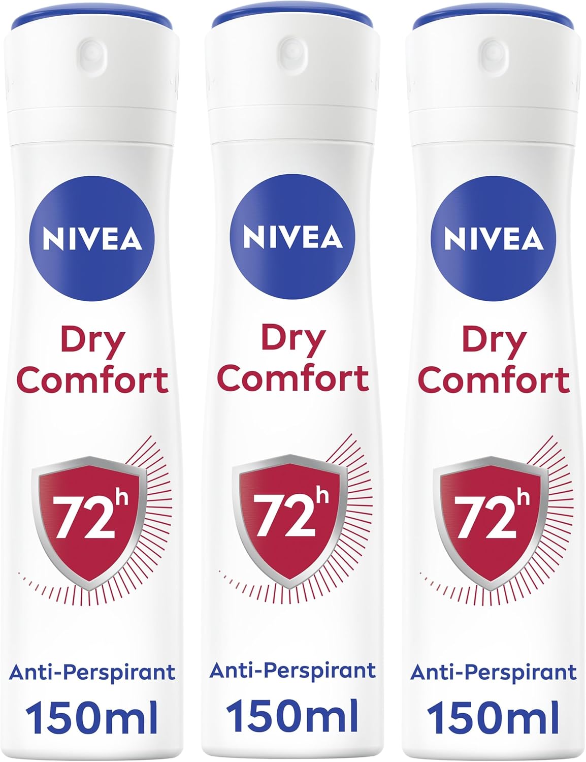 Nivea Dry Comfort Deodorant 72h Sweat And Odour Protection Quick Dry 150 ml